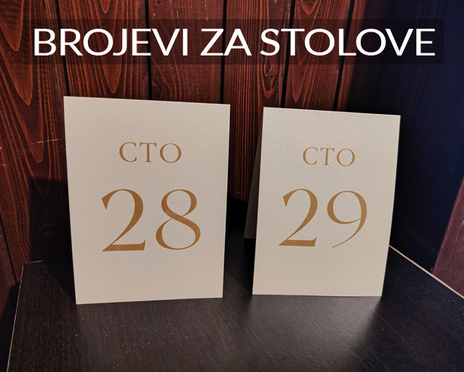 Brojevi za stolove
