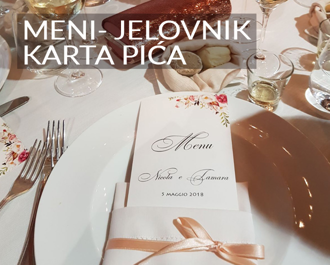 Meni -Jelovnik-Karta pića