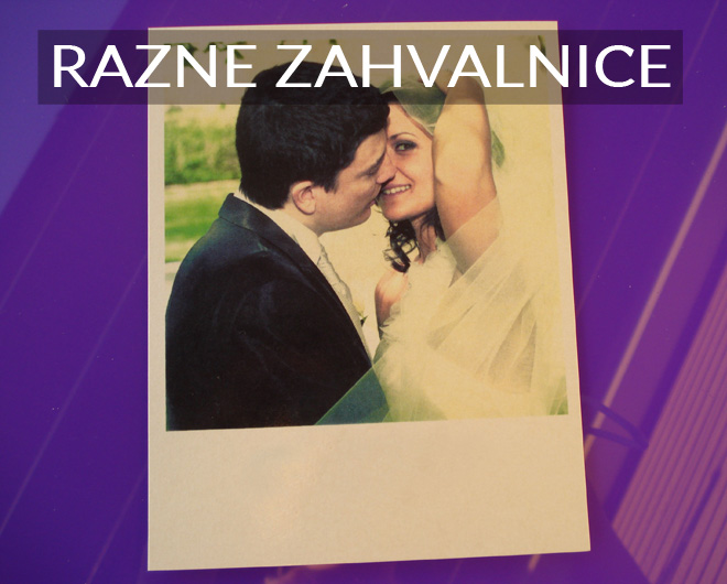 Razne zahvalnice sa fotografijom