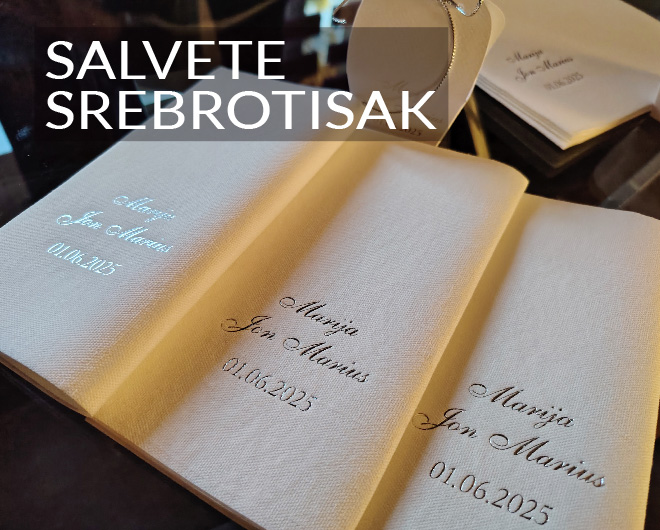 Salvete srebrotisak