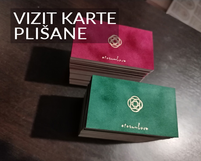 Plišane vizit karte